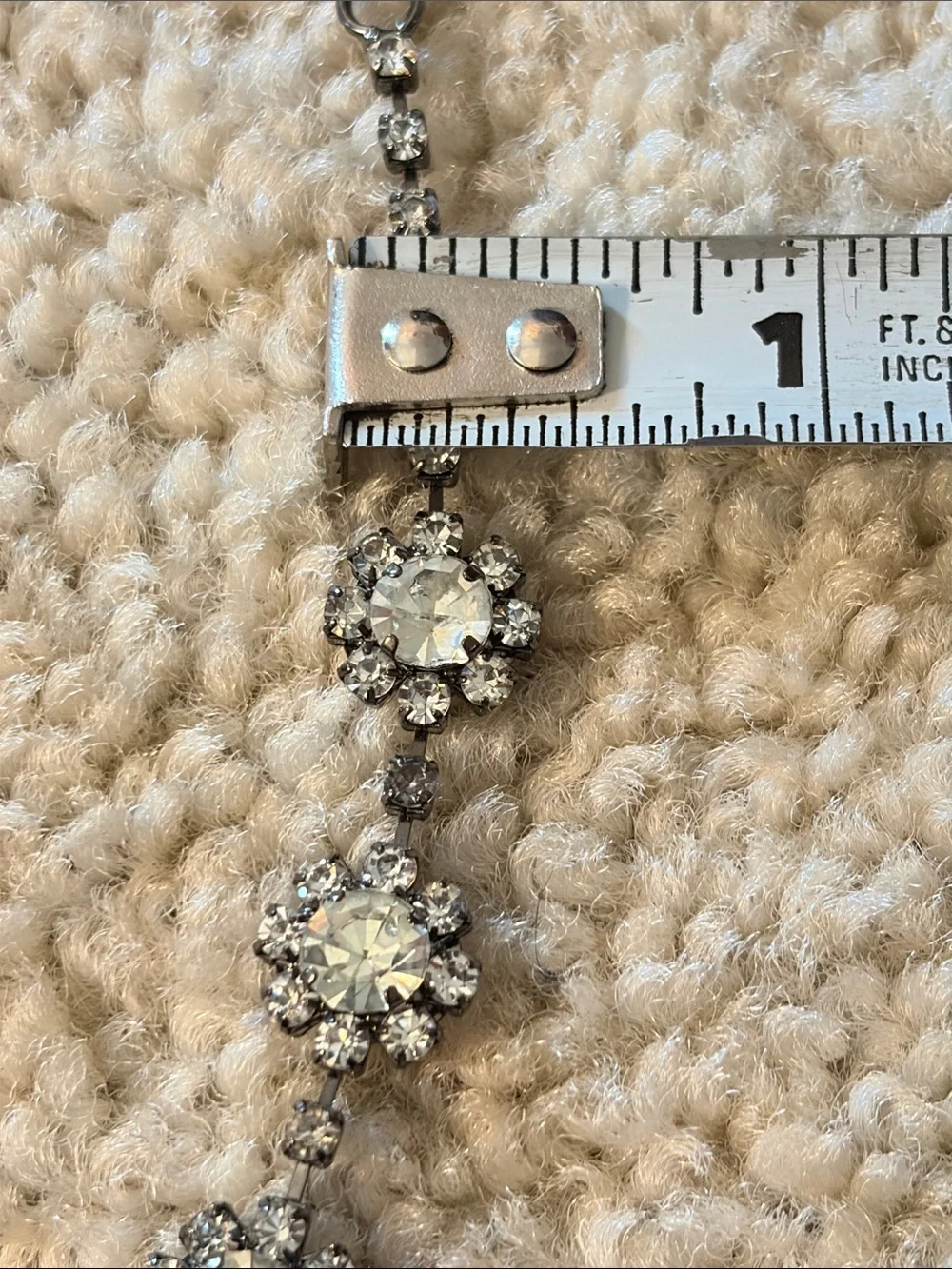 Rhinestone Crystal Flower Floral Headband - NWOT